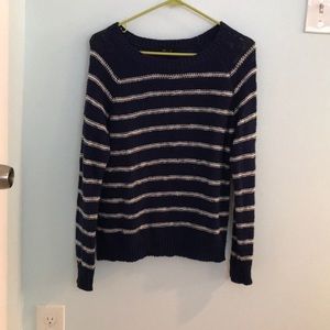 Knit striped sweater